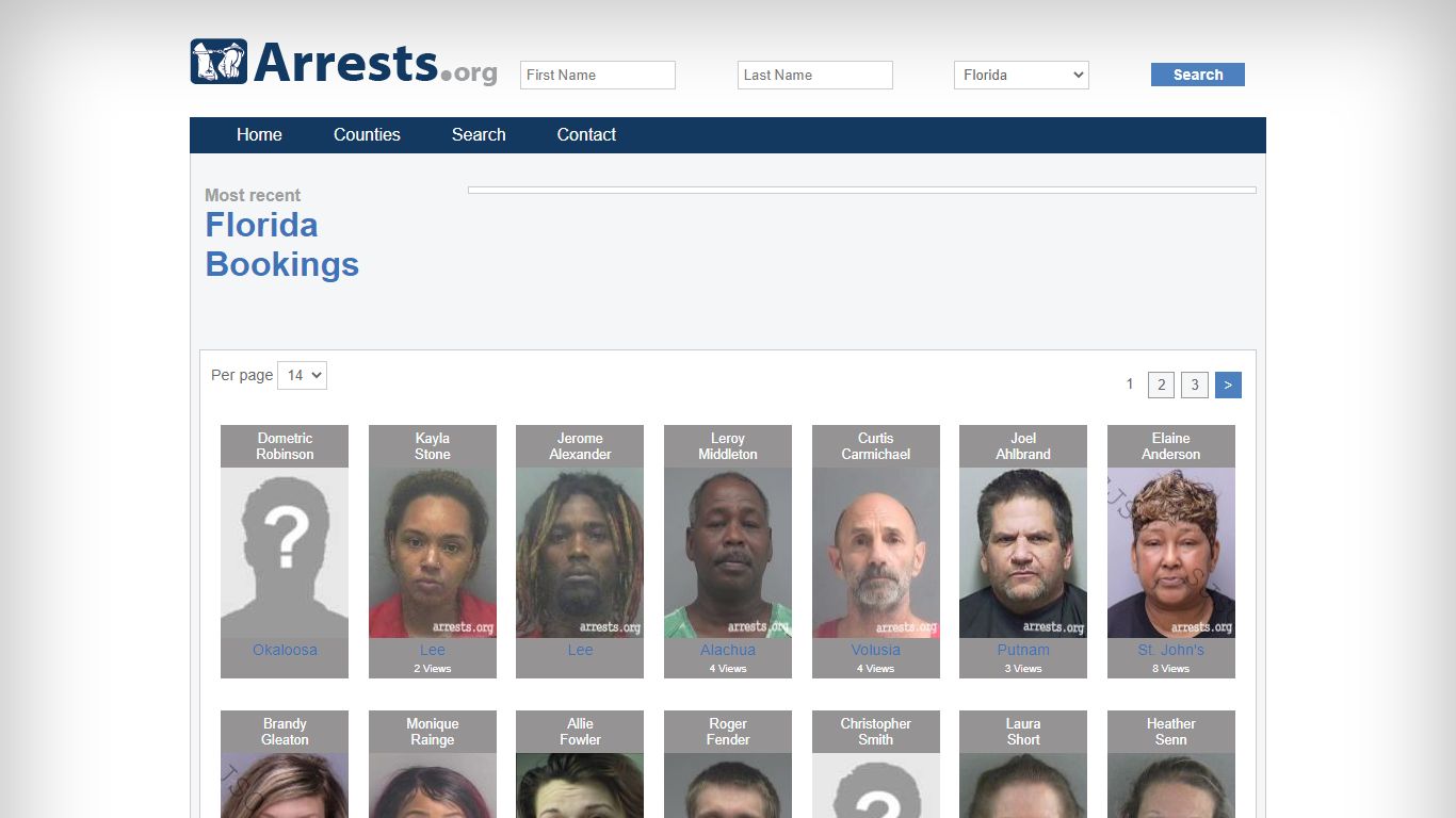 Florida Arrests and Inmate Search